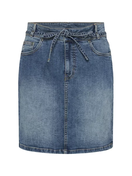 CULTURE Fustă Tali denim albastru