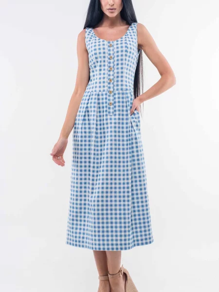 Сарафан RiMari текстиль блакитний