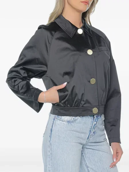 Geacă Armani Exchange din satin negru