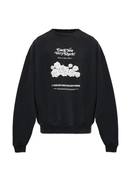 Hanorac Vetements cu imagine negru