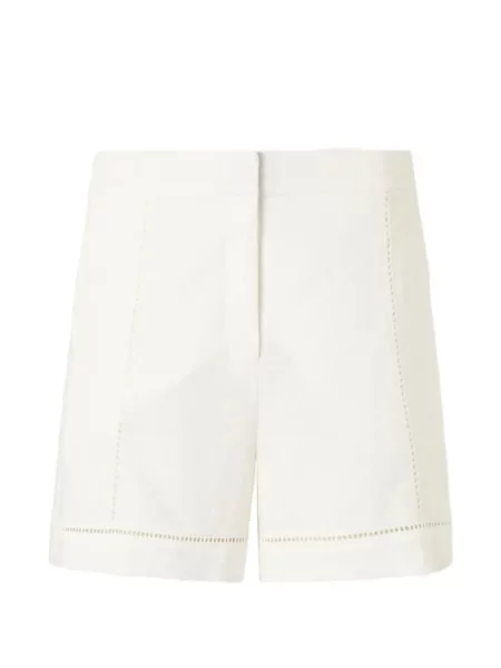 Pantaloni scurți Karl Lagerfeld cu broderie alb