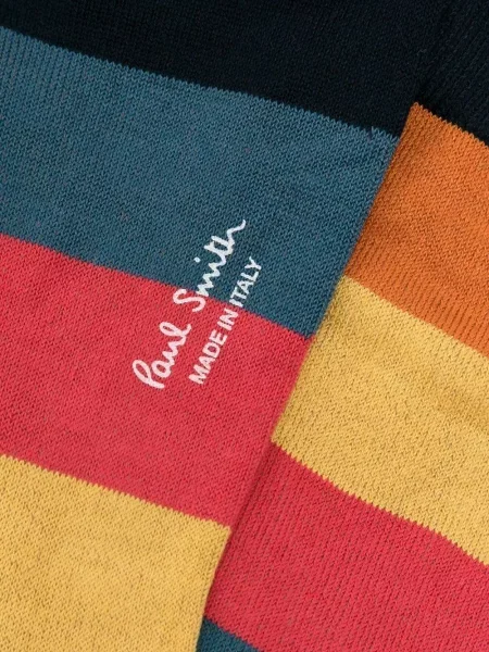 Raštuotos kojines Paul Smith juoda