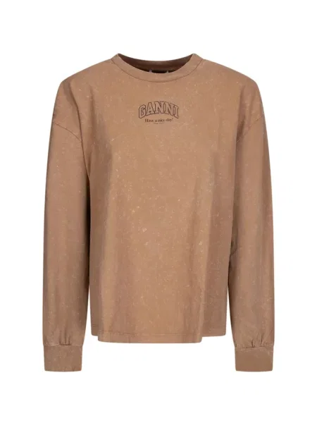 Tričko s dlouhým rukávem Ganni