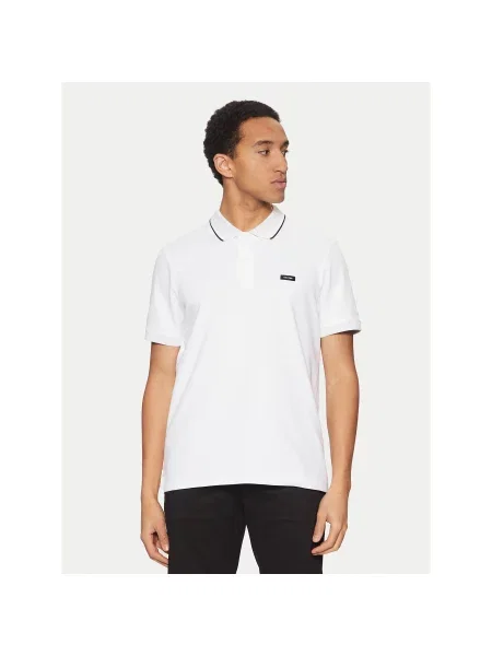 Calvin Klein Polo marškinėliai Regular Fit balta