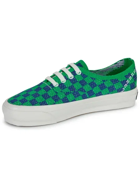 Kockované tenisky Vans Authentic zelená