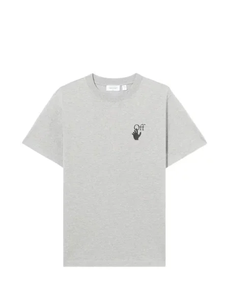 Tricou grafic Off-white cu imagine alb