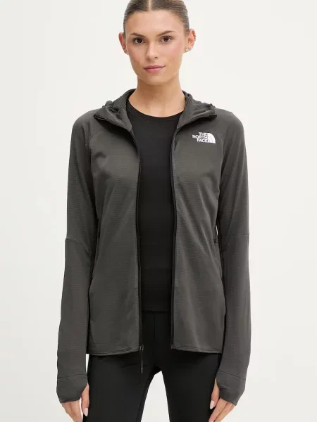 The North Face mikina na s kapucňou dámska sivá