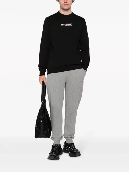 Raštuotos kelnės Tommy Hilfiger pilka