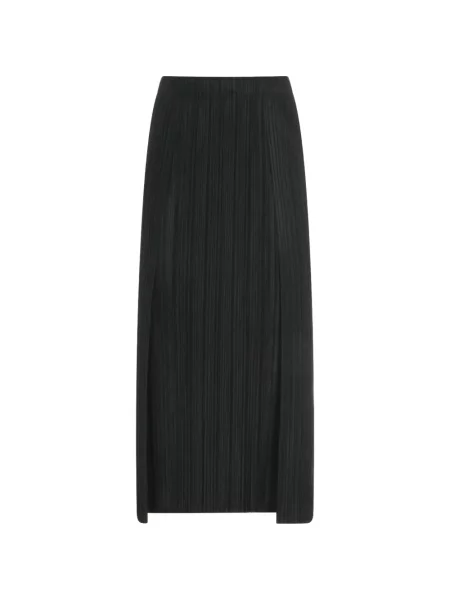 Fusta plisata Pleats Please Issey Miyake plisată negru