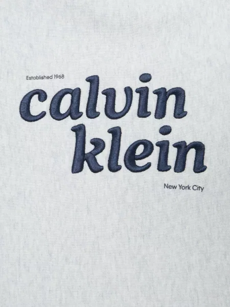Махрове худі Calvin Klein Jeans сіре