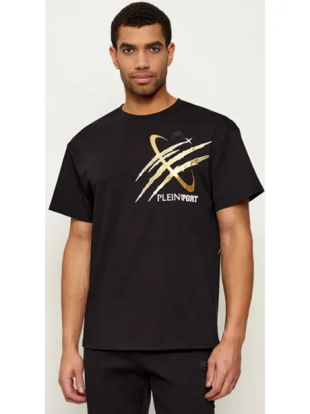Plein Sport Tricou Mercury Scratch negru