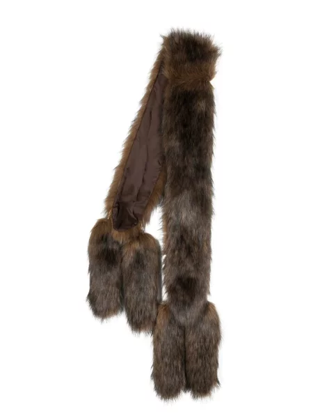Fular Moschino cu blană