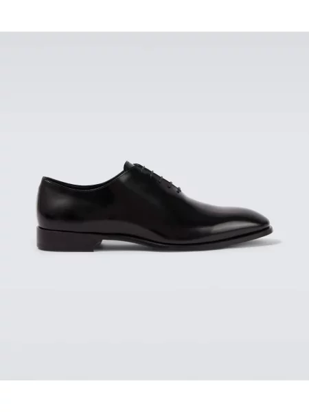 Oxford Canali din piele negru