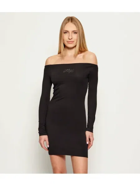 Hugo Blue Rochie Noffal_B negru