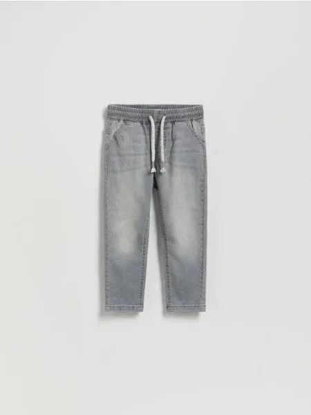 Reserved Blugi carrot deschis gri