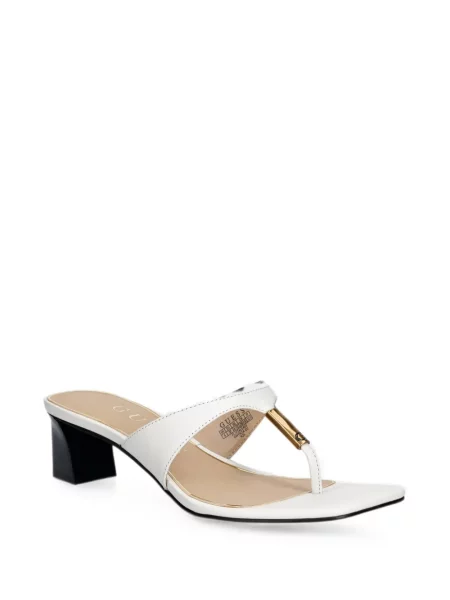 Sandale Guess cu autograf alb
