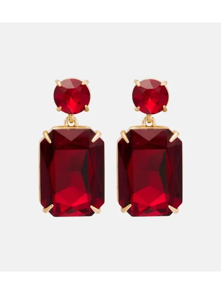 Cercei Carolina Herrera roșu