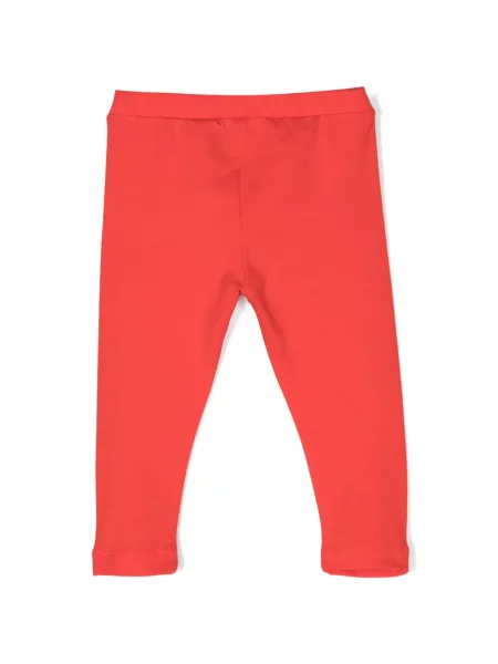 Legginsy dziecięce Moschino czerwone