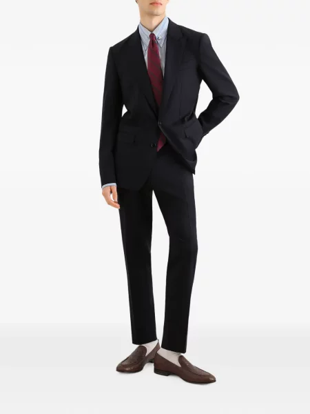 Costum Dolce & Gabbana cu rever albastru