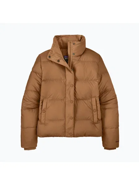 Geacă de puf pentru femei Patagonia Silent Down deer brown maro