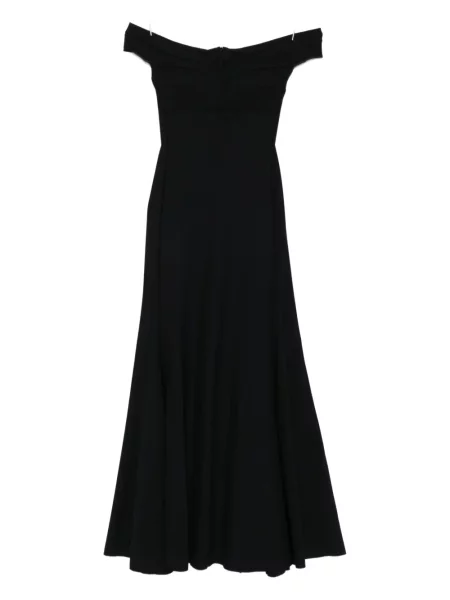 Sukienka midi Chiara Boni La Petite Robe do kolan dzwony garniturowa czarna