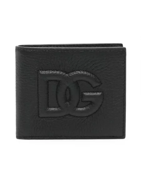 Portfel Dolce And Gabbana z logo czarny