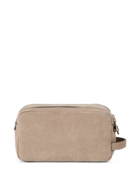 Nubuck καλλυντικών τσάντα Brunello Cucinelli