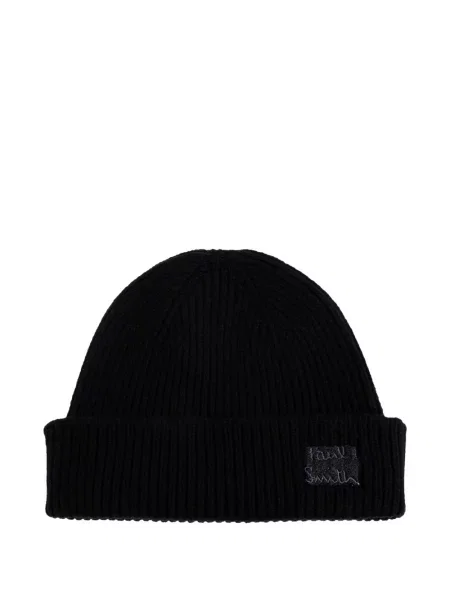 Căciulă Paul Smith cu broderie negru