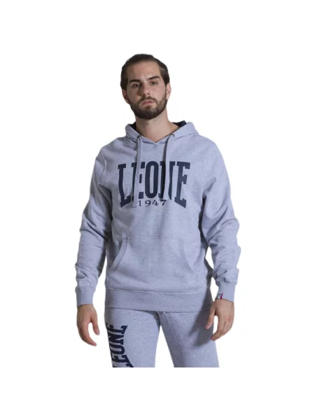 Hanorac din fleece Leone 1947 din fleece gri