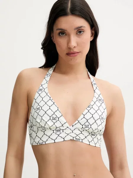 Plavková podprsenka Max Mara Beachwear měkký košík béžová