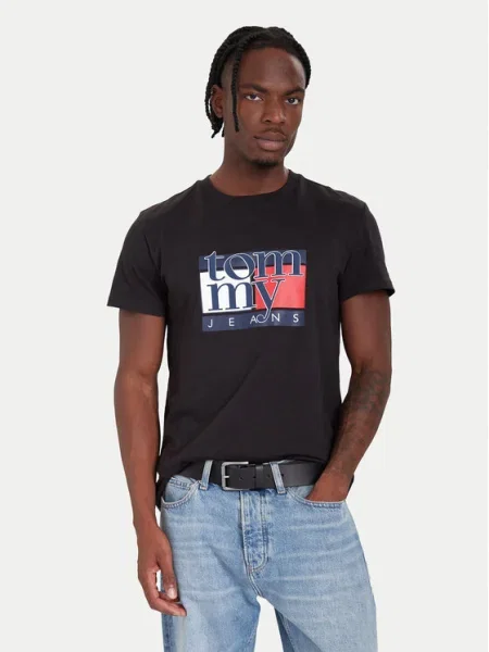 Tommy Jeans Póló fekete