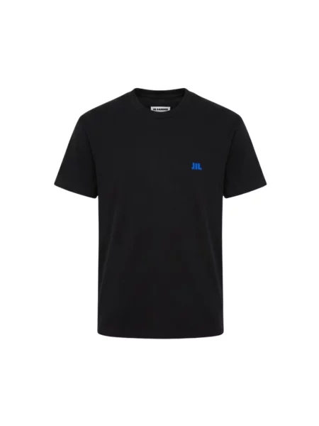 Koszulka Jil Sander z logo czarna