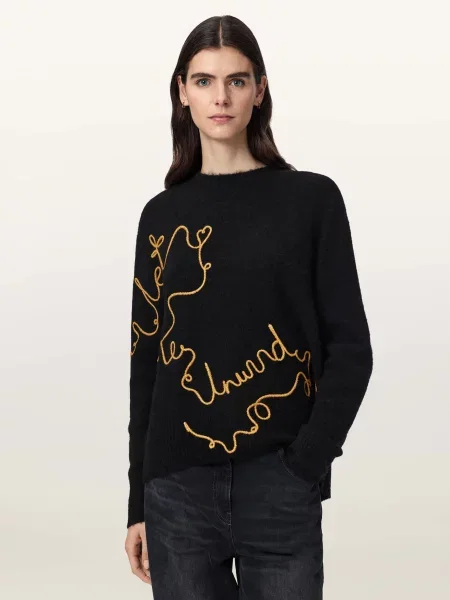 Свитер All Saints черный