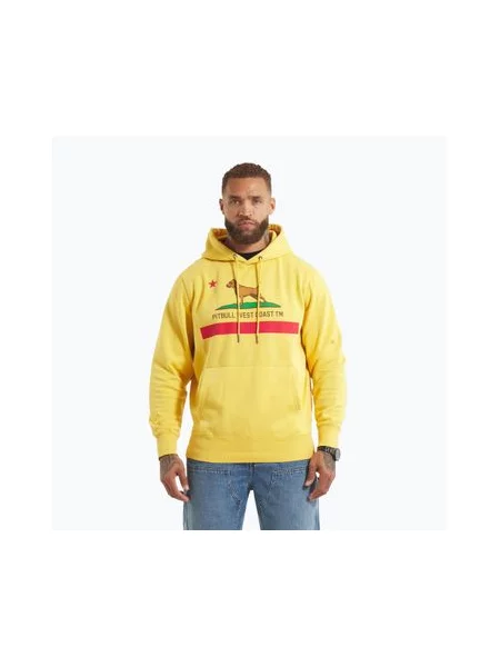 Свитер Pitbull West Coast с капюшоном желтый