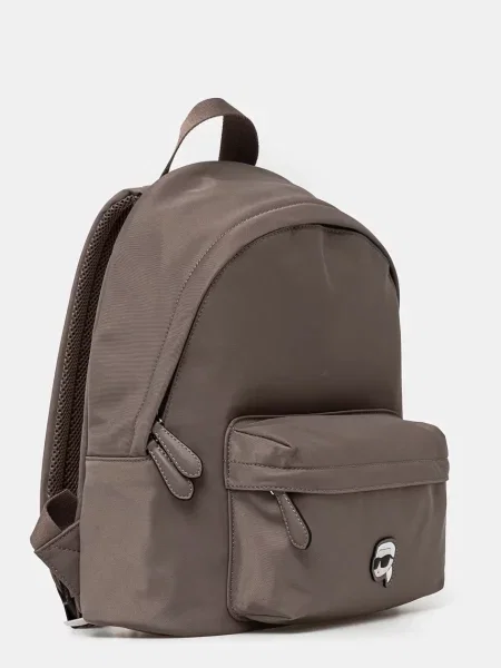 Однотонный маленький рюкзак Karl Lagerfeld коричневый