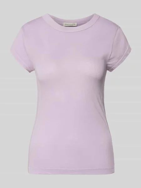 T-shirt o kroju slim fit z czystej bawełny Marc O'polo