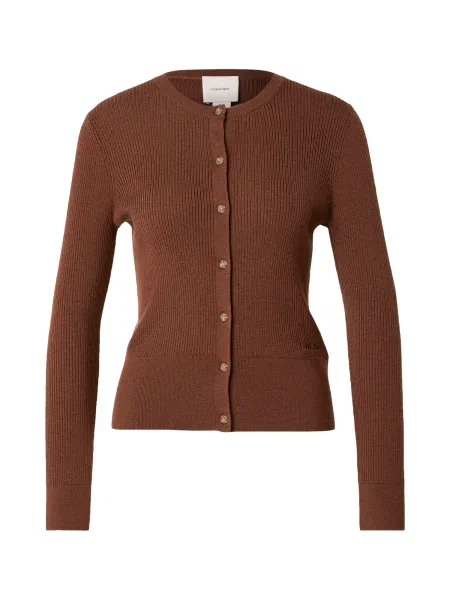 Calvin Klein Geacă tricotată / maro albastru