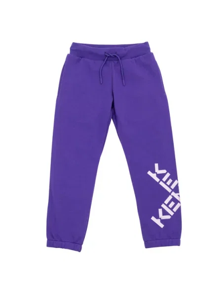 Teplákové kalhoty Kenzo Kids fialové