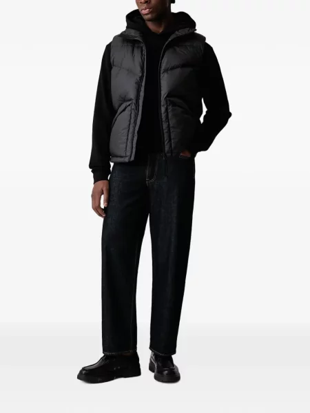 Суичър с качулка Karl Lagerfeld Jeans с принт черно