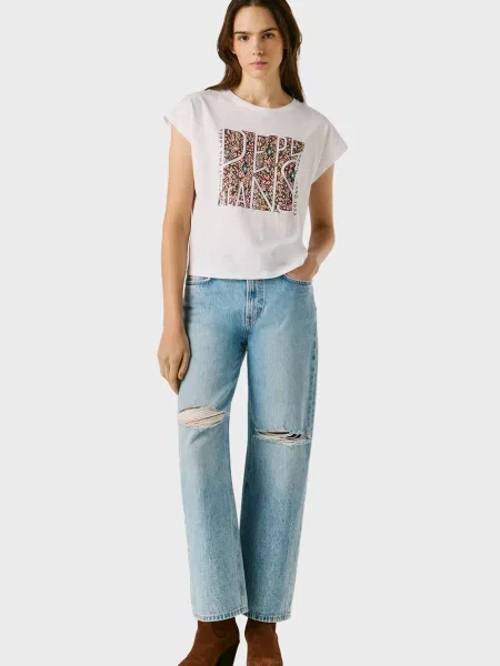 Футболка Pepe Jeans біла