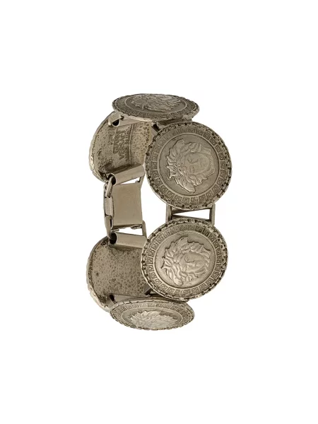 Náramek Versace Pre-owned stříbrný