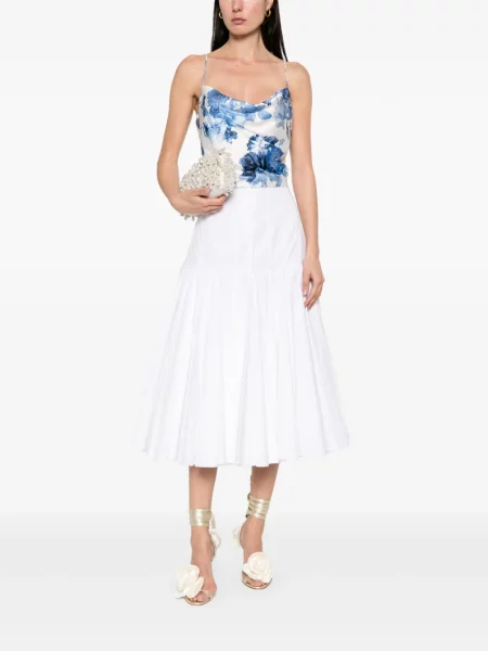 Top Alice + Olivia alb