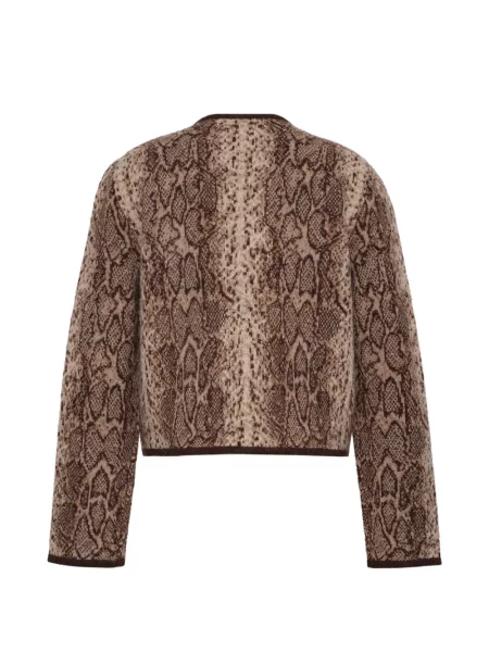 Cardigan Cara Cara cu imagine maro