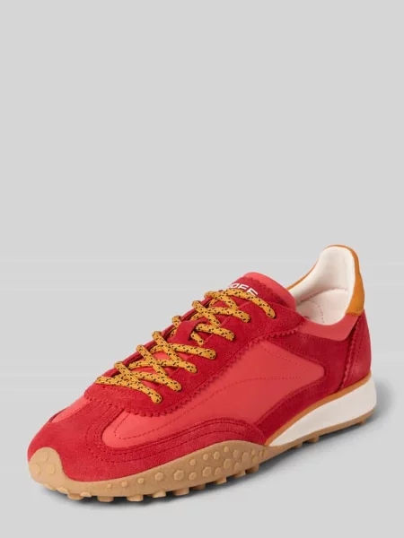 Sneakersy z detalem z logo model ‘Bridge’ Hoff czerwone