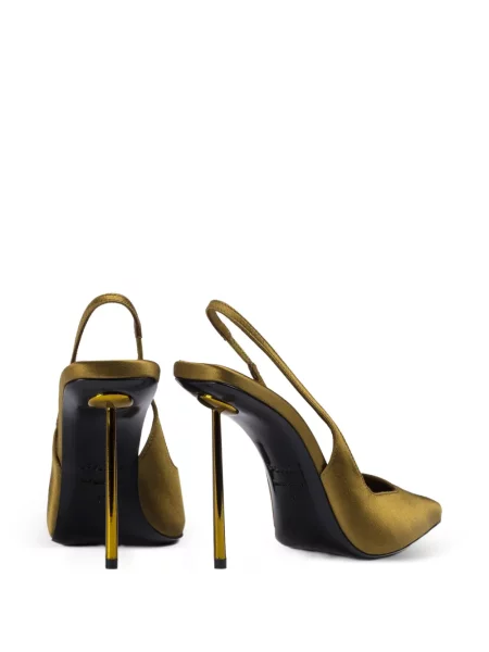 Pantofi cu toc Le Silla slingback verde