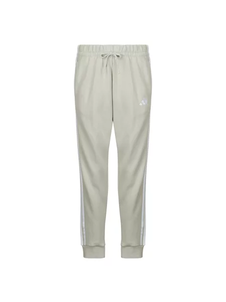 Joggery Adidas iz flisa s črtami bela