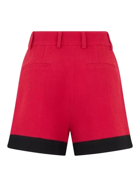 Szorty Moschino wełniane czerwone
