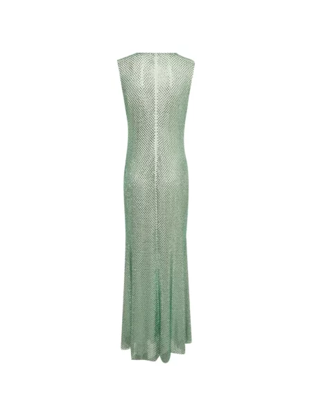 Rochie midi Self-portrait plasă verde