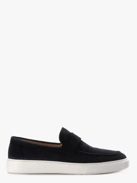 Замшевые мокасины Leberdes синие