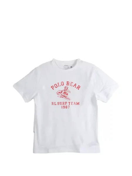 Koszulka polo dziecięca Polo Ralph Lauren biała